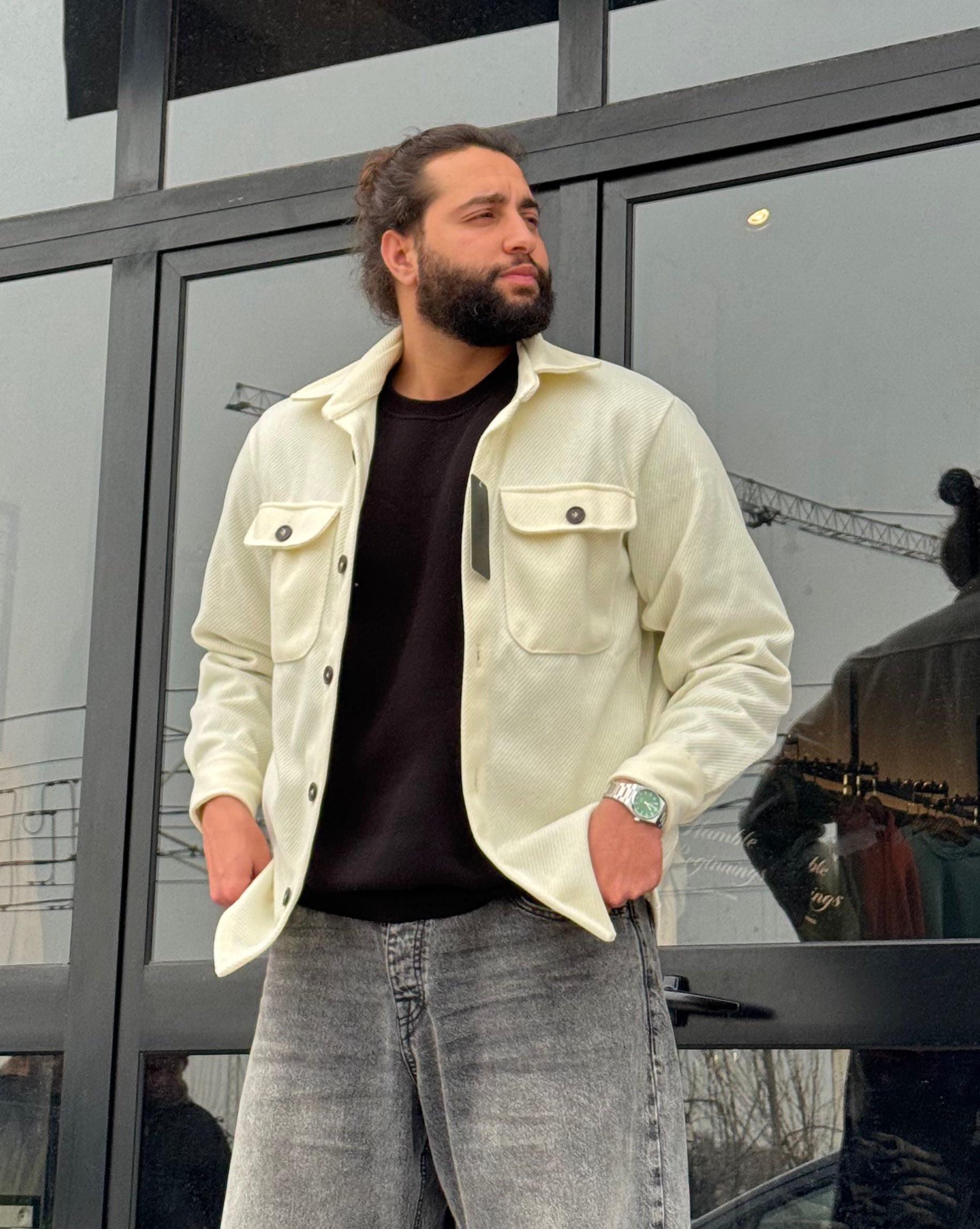 Sur chemise Blanc Cassé